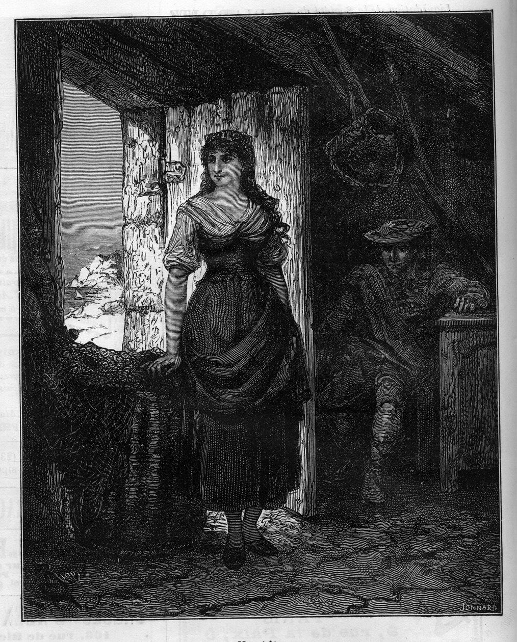 Portrait of Mercedes, Character of the Novel 'The Count of Montecristo'