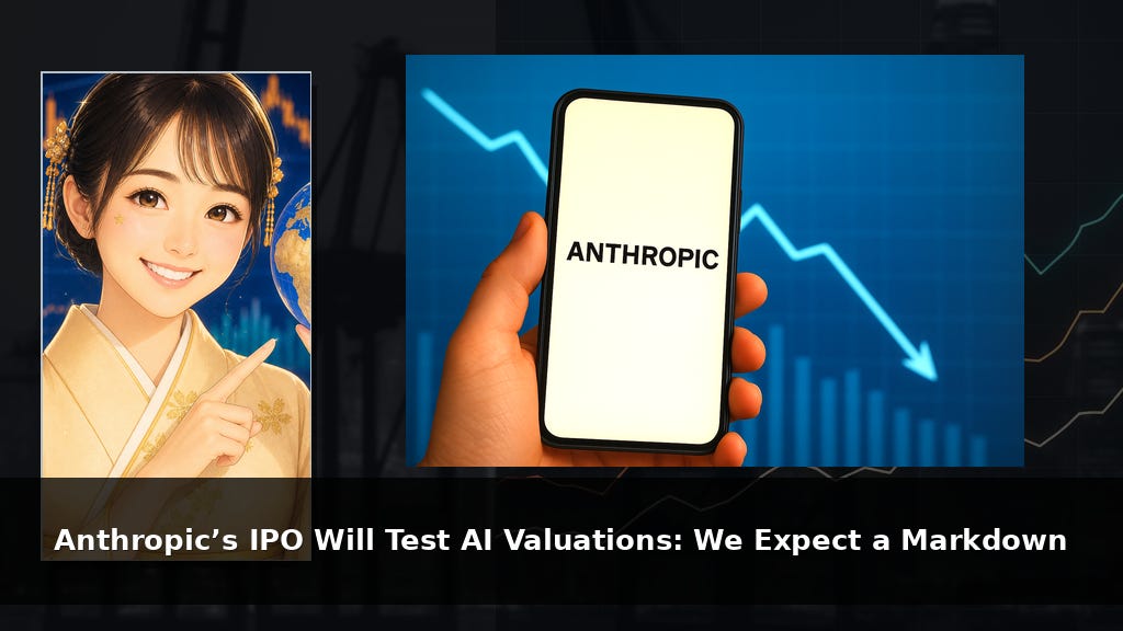 Anthropic’s IPO Will Test AI Valuations: We Expect a Markdown