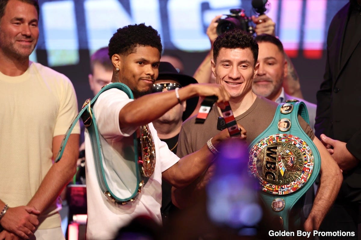 Image: Shakur vs. Zepeda: Stevenson Disrupts Press Conference
