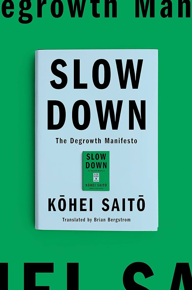 Book Review: Slow Down by Kohei Saito - by Harish P I