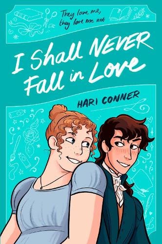 Cover of I Shall Never Fall in Love by Hari Conner
