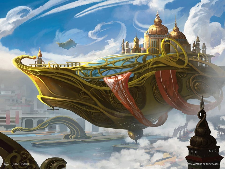 r/ImaginaryAirships - Skysovereign, Consul Flagship by Jung Park