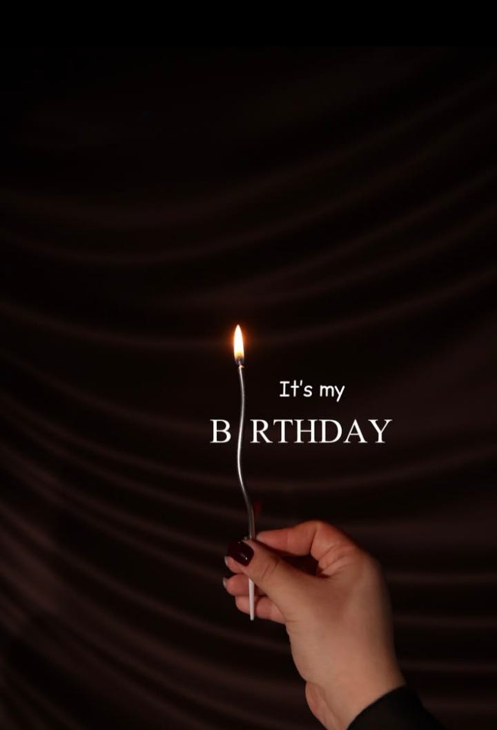 Happy birthday to me