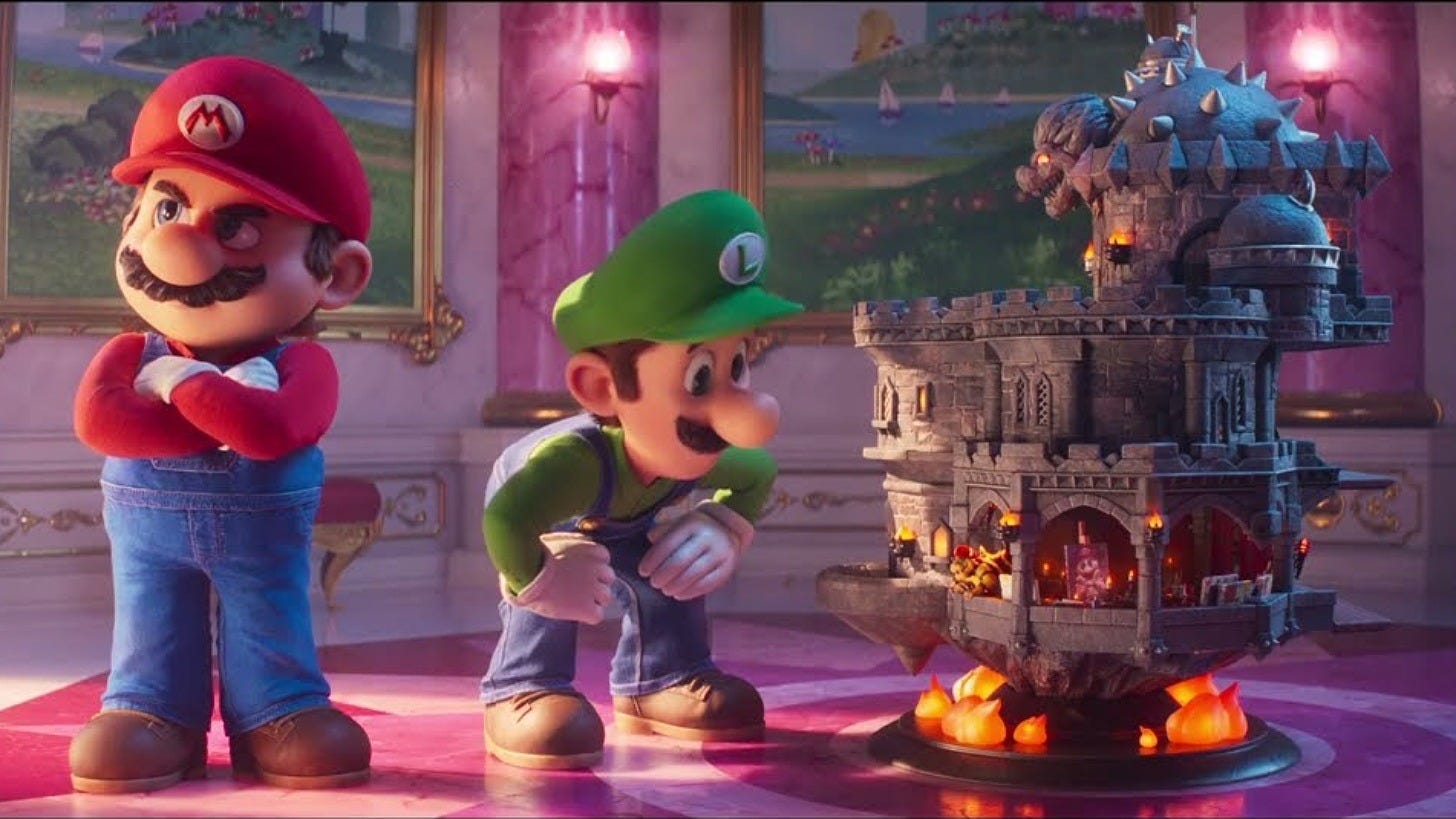 Mario and Luigi in The Super Mario Galaxy Movie trailer. Image: Illumination and Universal Pictures