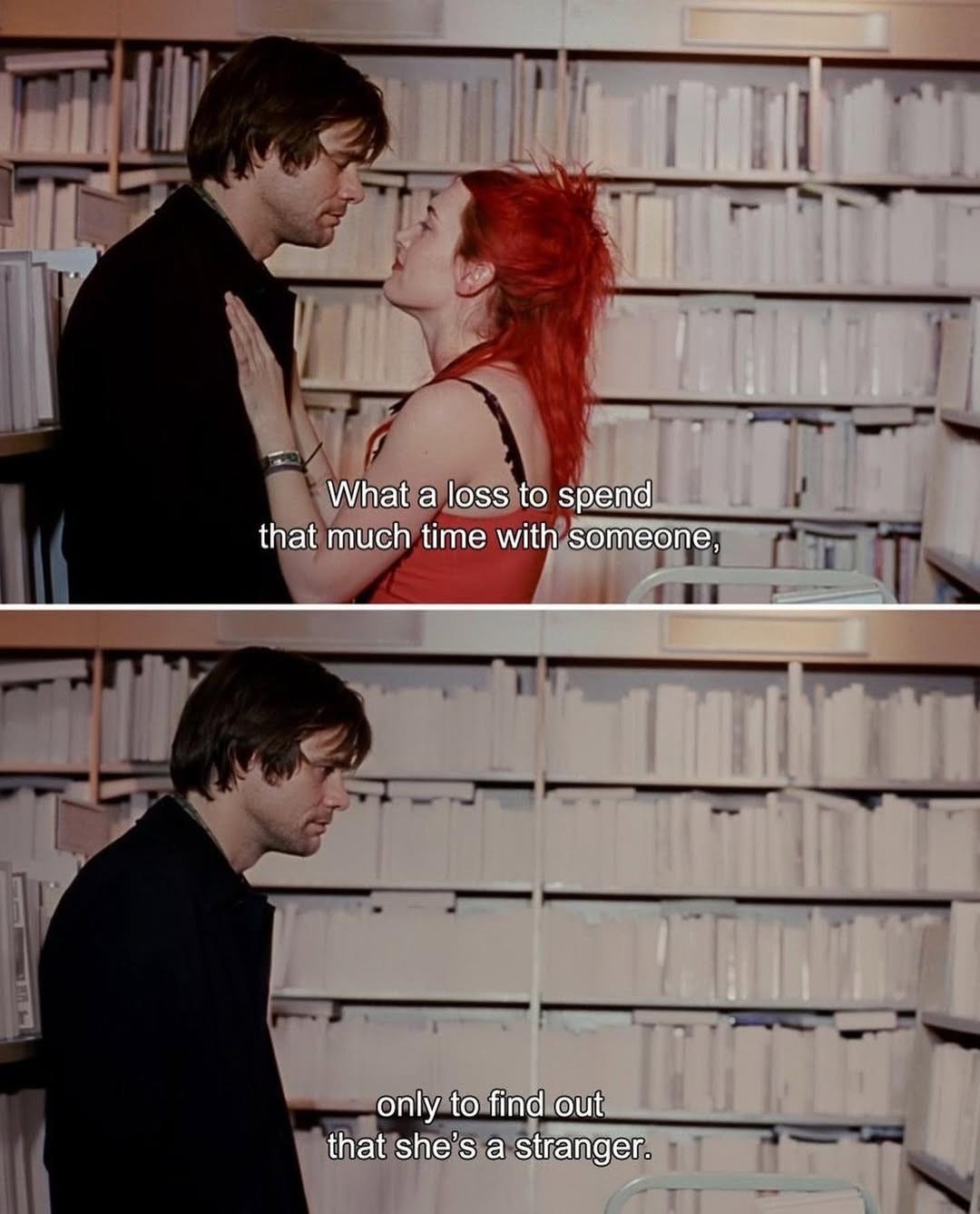 An Instagram  post added on Nov 24, 2024. The author is @filmfilemedia. May present: eternal sunshine of the spotless mind, michel gondry.