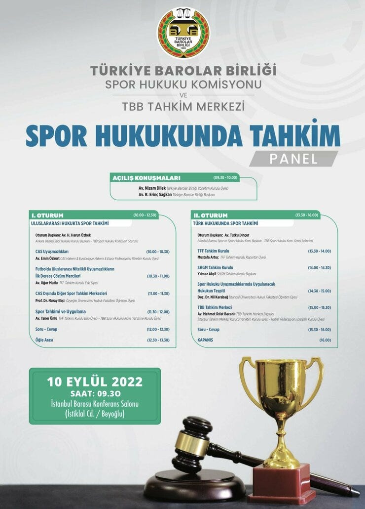 İstanbul Barosu Konferans Salonu, Beyoğlu, 10.09.2022