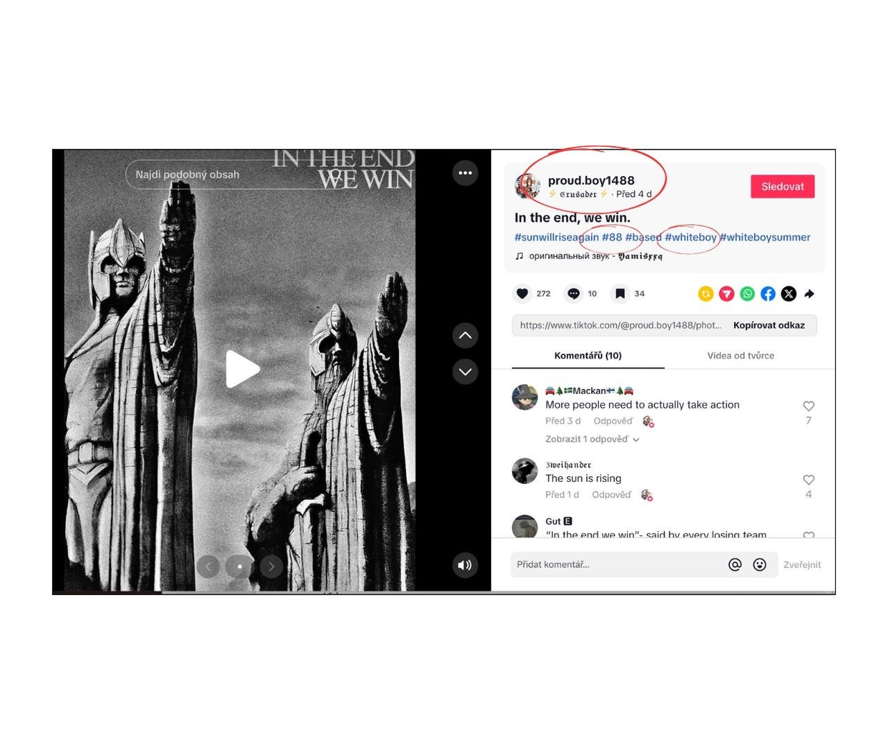 Screenshot z 20. srpna 2025