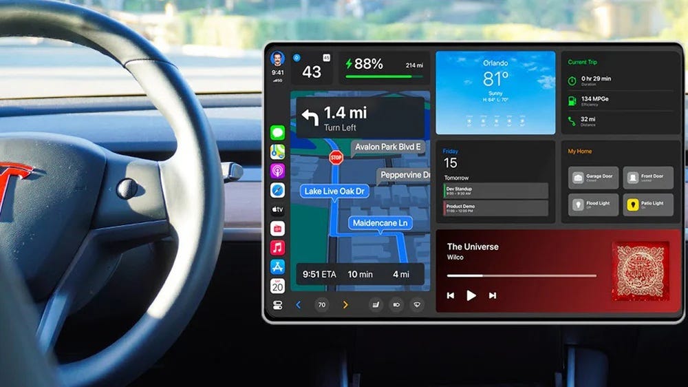 Apple Car: Game On, Tesla
