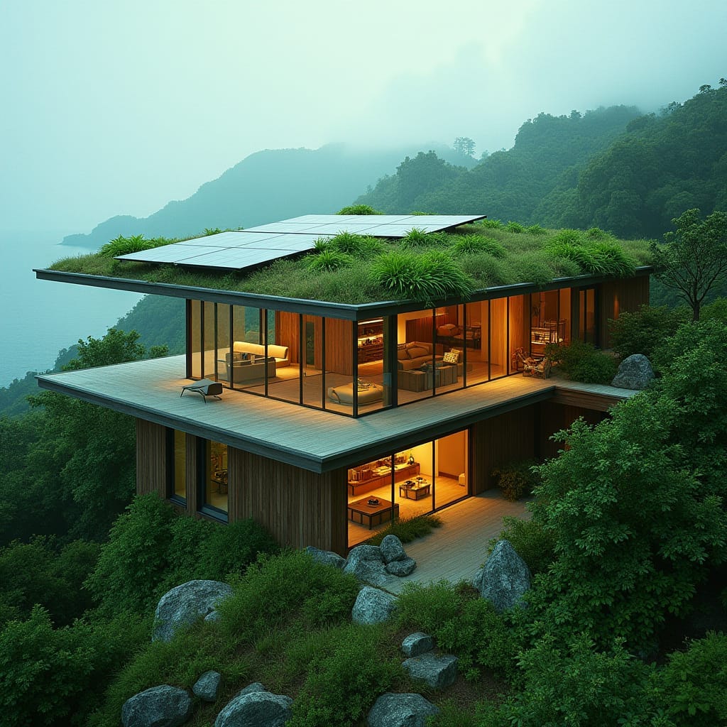 Terraced Canopy House