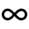 Infinity with solid fill Infinity with solid fill
