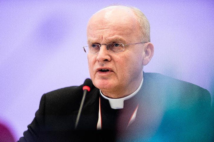 Bishop Franz-Josef Overbeck of Essen attends a session of Germany's 'synodal way'. © Synodaler Weg/Maximilian von Lachner.