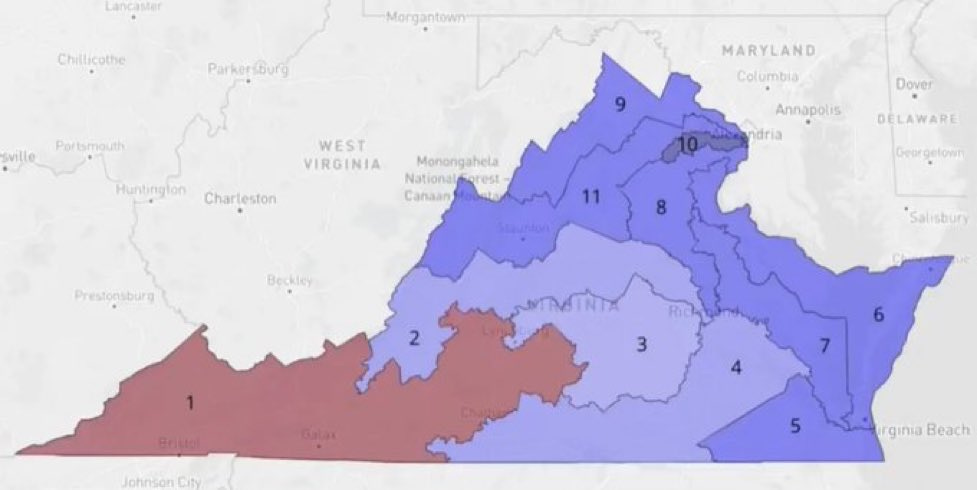 Virginia Democrats Release Long-Awaited 10–1 Congressional Map - CCRC