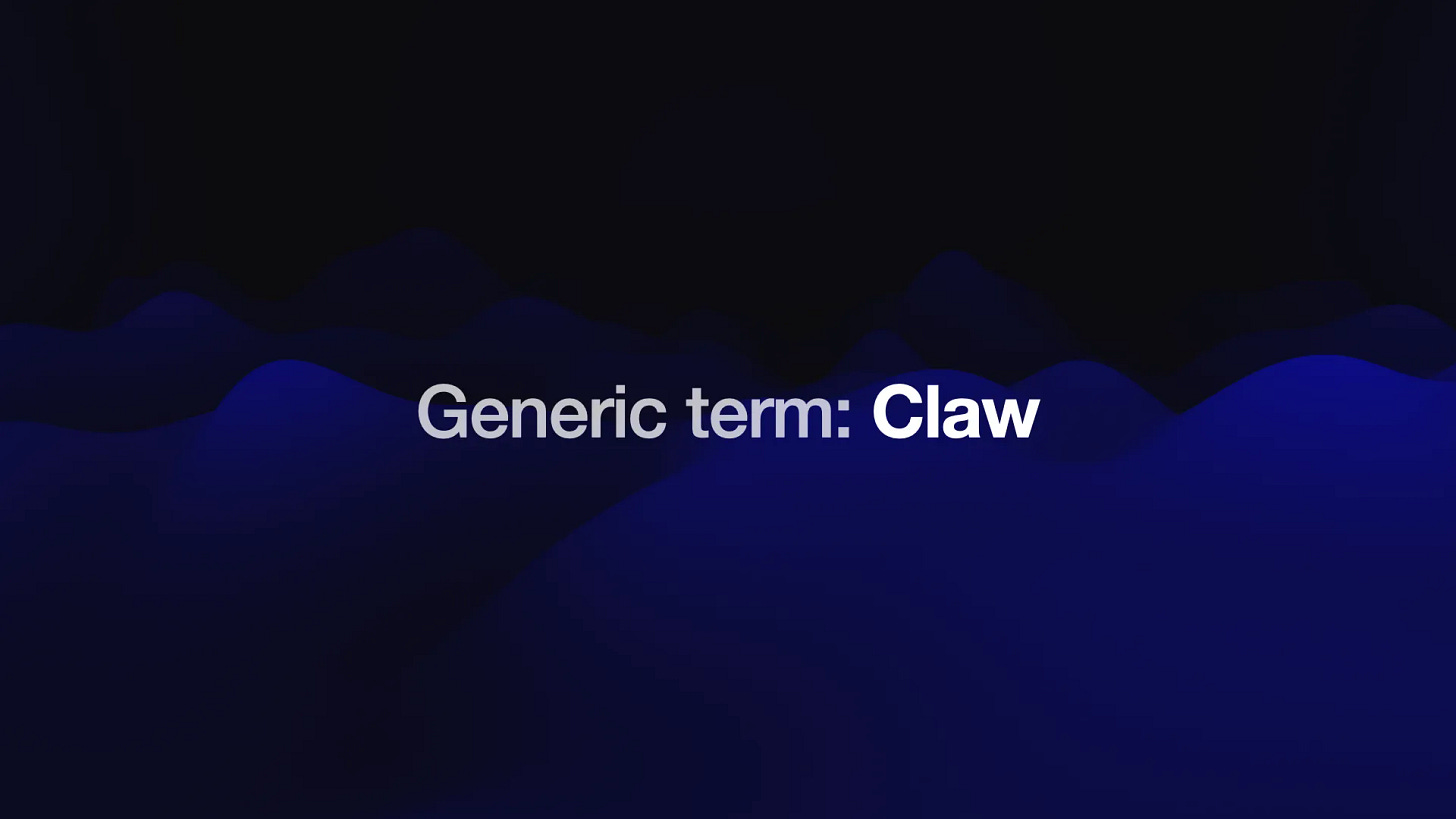Generic term: Claw
