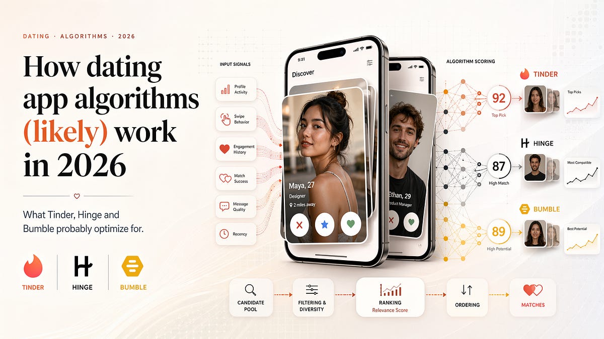 Simple Dating Algorithm How dating app algorithms (likely) work in 2026