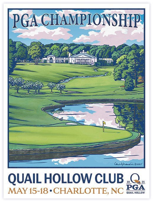 2025 PGA Championship Poster 2025 PGA Championship Poster