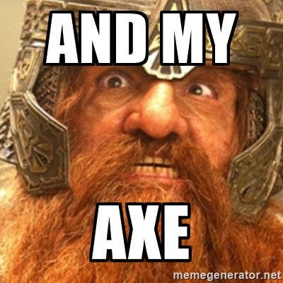 Pawel Burza on Twitter: "you have my axe! 😄… " Pawel Burza on Twitter: "you have my axe! 😄… "