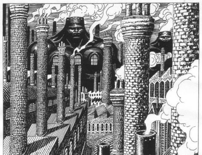 This may contain: an old black and white comic book page