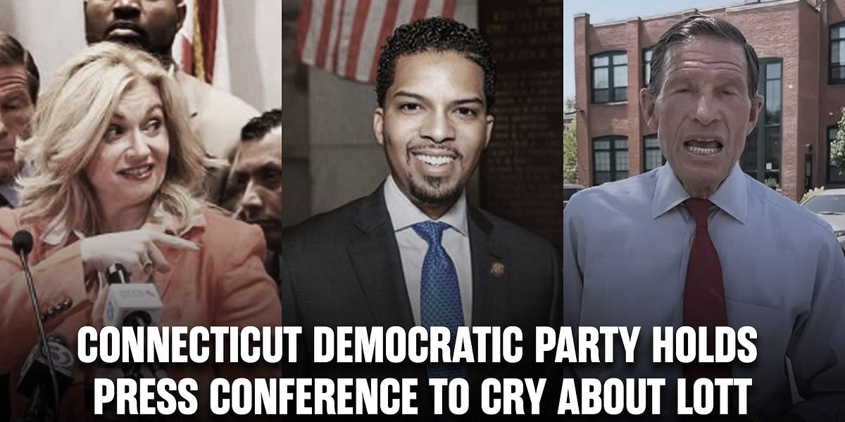 Connecticut Democratic Party Holds Press Conference To Cry About LoTT