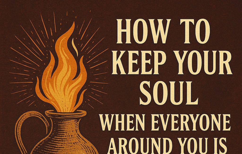 How to Keep Your Soul When Everyone Around You is Selling Theirs