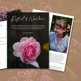 Reflect & Nurture - My New Digital Marketing Workbook