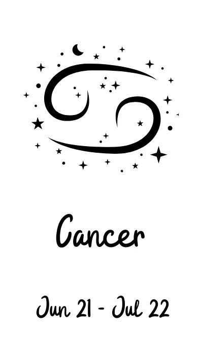 Cancer - June 21st through July 22nd