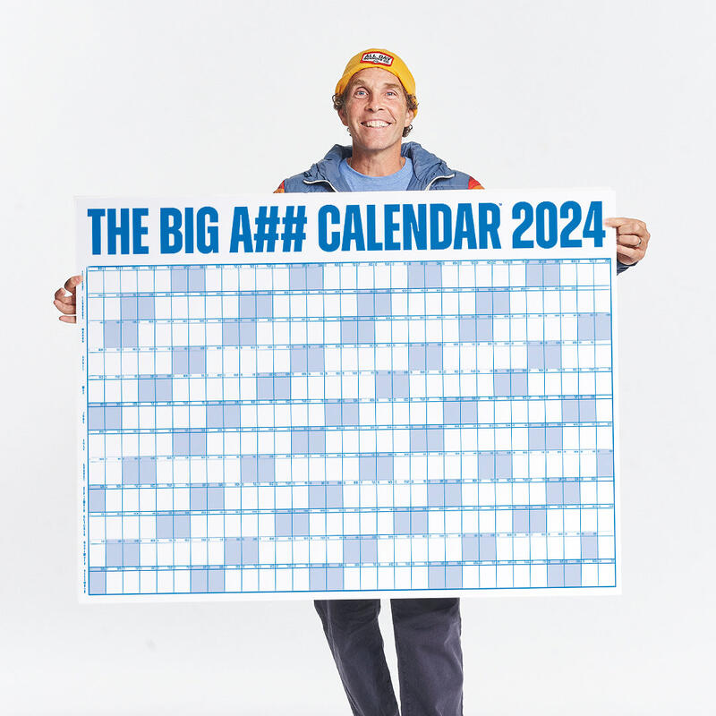 The Big A## Calendar 2025 - Dry Erase | Jesse Itzler | 10 comments