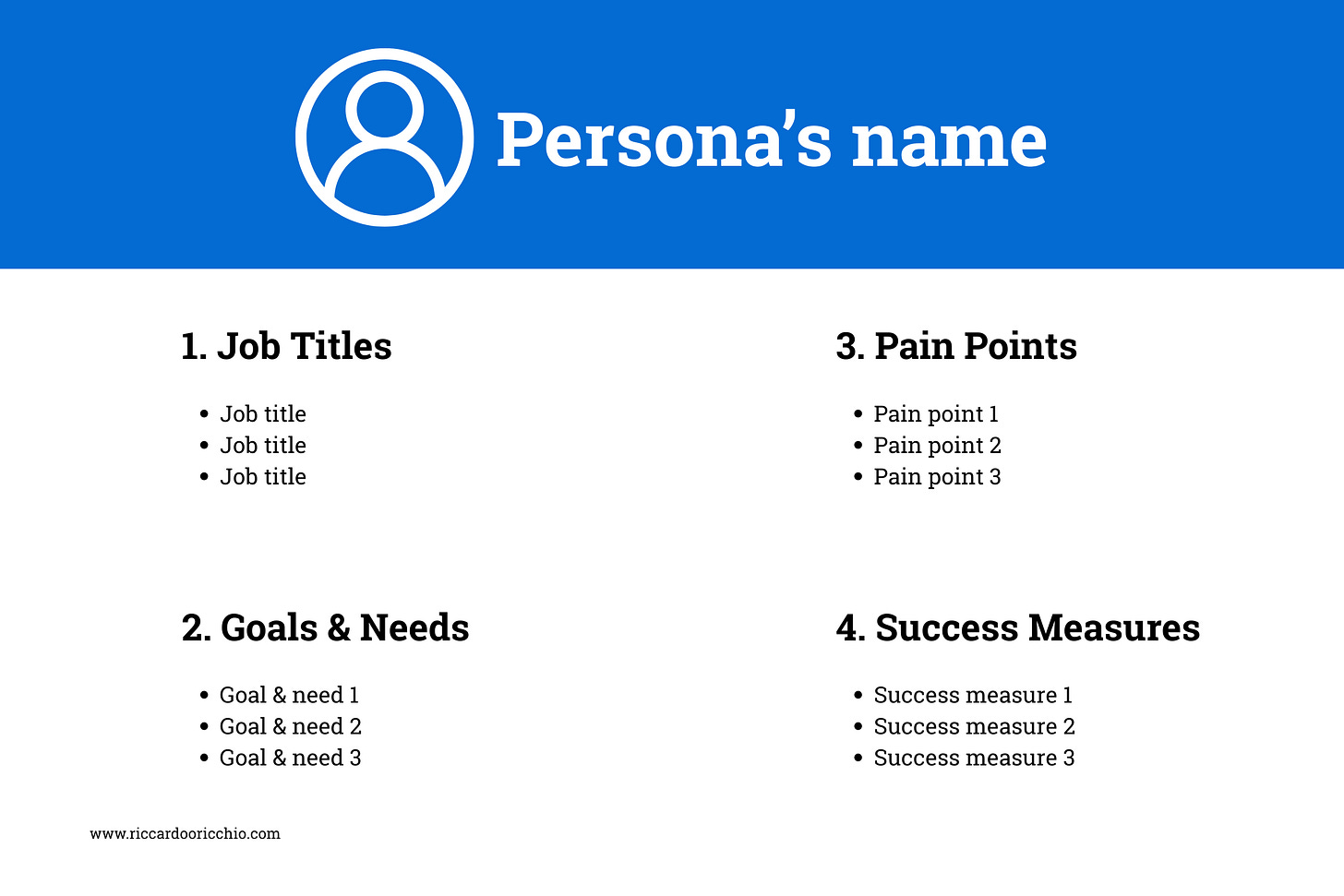 User Persona Template