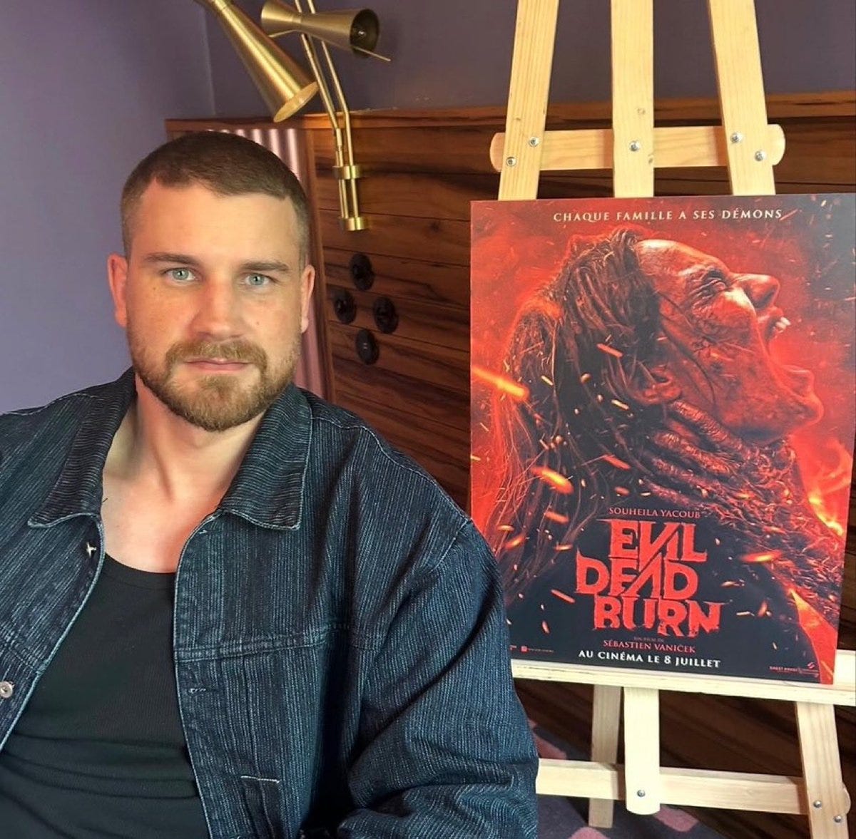 RT @itboytrendsnyc: “Evil Dead Burn” director Sebastien Vanicek