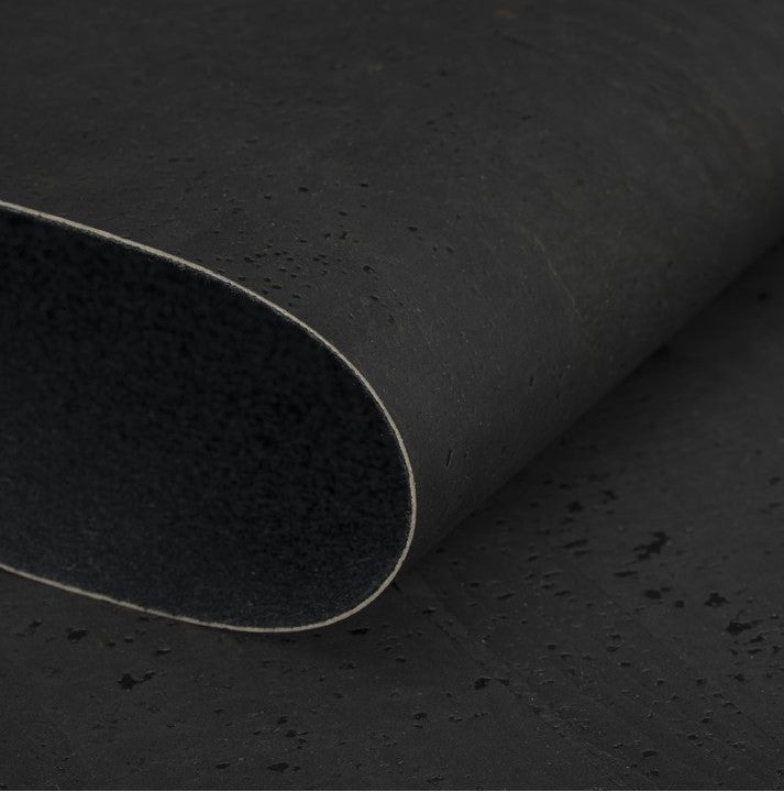BLACK CORK LEATHER TECIDO DE CORTIÇA PRETO BLACK CORK LEATHER TECIDO DE CORTIÇA PRETO