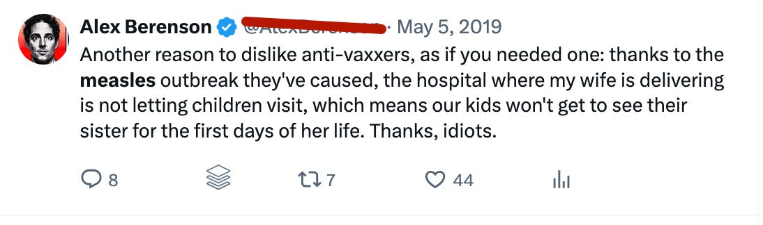 What happened to Alex Berenson?