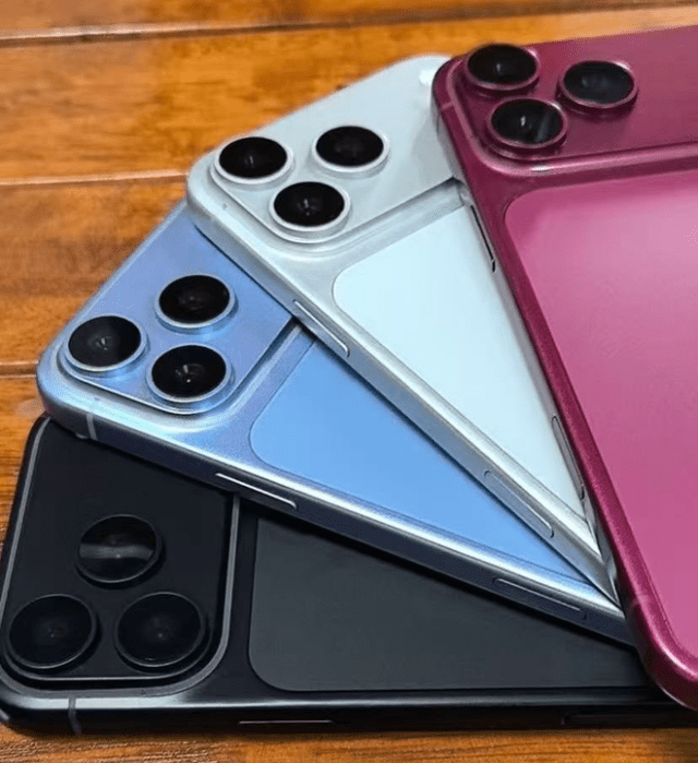 iPhone 18 Pro color options leak in first real-world dummy shots