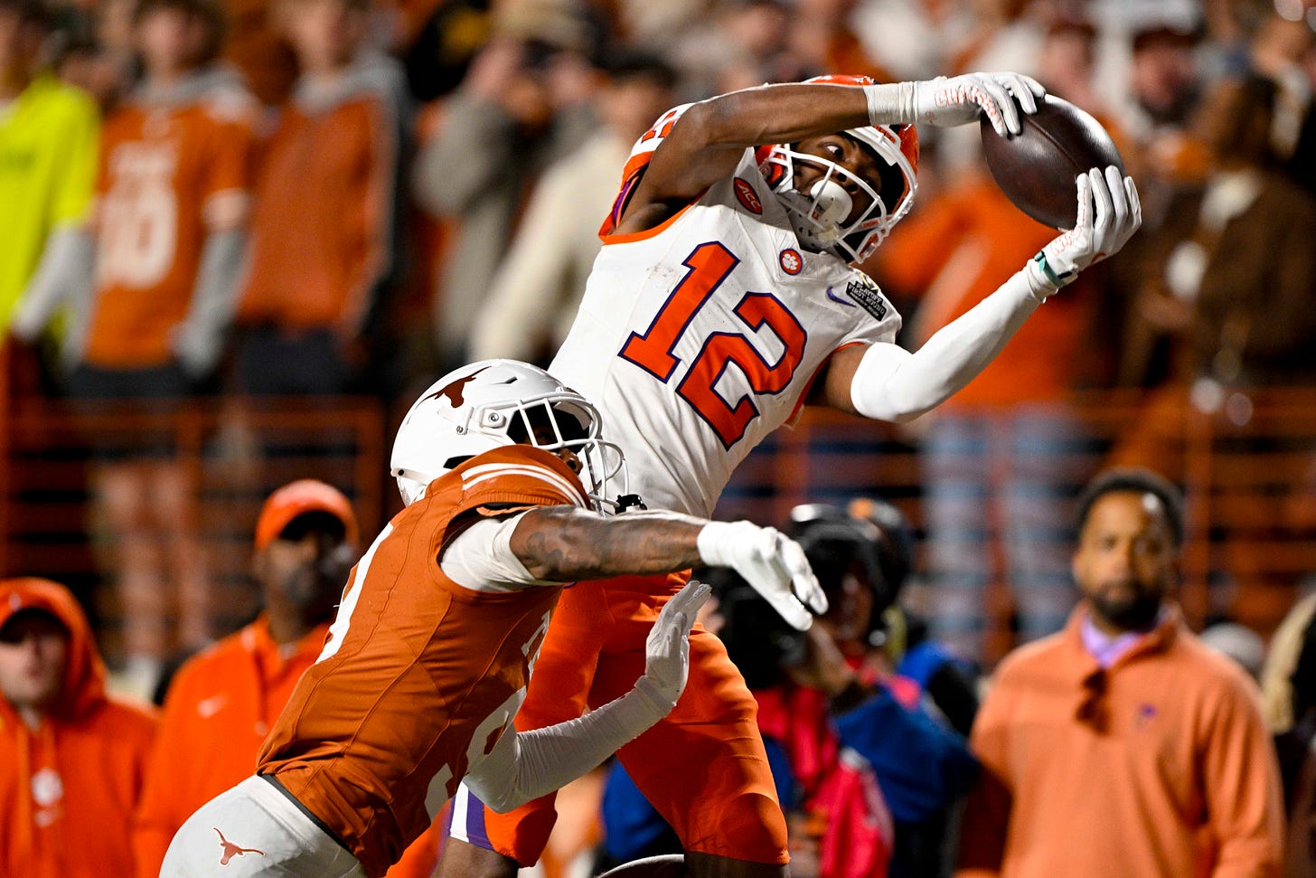 Clemson Freshman Bryant Wesco Lands on PFF's Top 10 WRs List as Tigers  Reload for 2025 - Athlon Sports