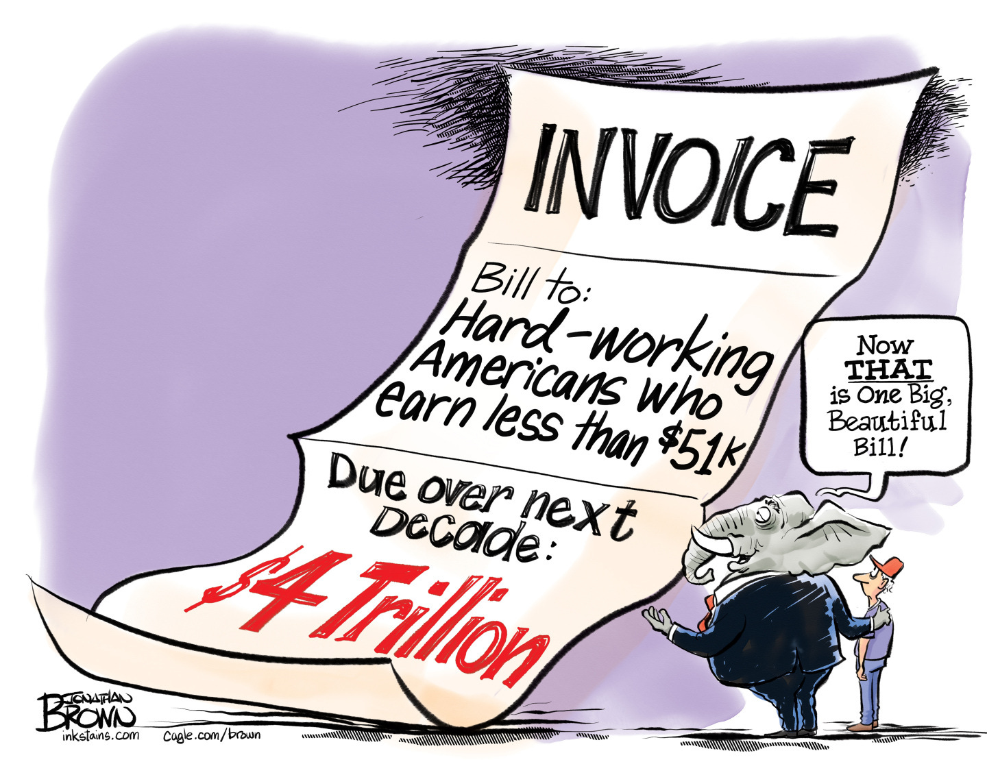 5 richly deserved political cartoons about tax breaks for billionaires |  The Week