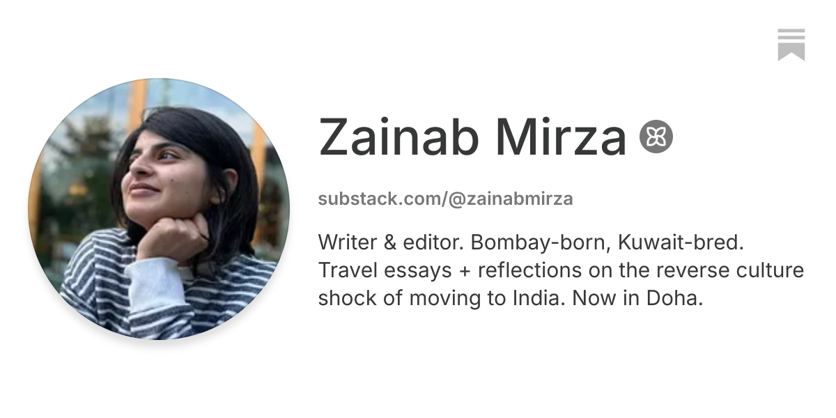 Zainab Mirza | Substack