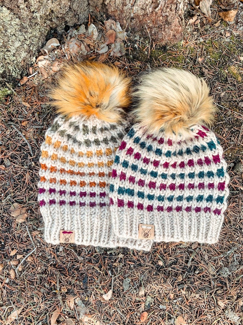 KNITTING PATTERN Bee Wild Beanie Easy Color work Beanie Pattern Instant Download image 4