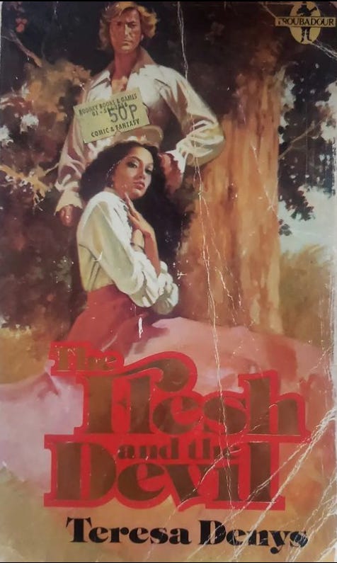 Book cover of The Flesh and the Devil by Teresa Denys