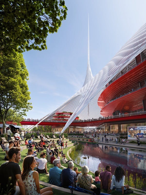 Designs for Old Trafford Stadium District revealed