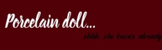 Porcelain doll 
