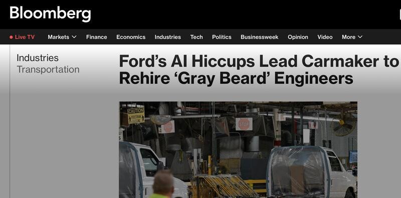 Ford Rehired the Experts AI Was Supposed to Replace Ford Rehired the Experts AI Was Supposed to Replace