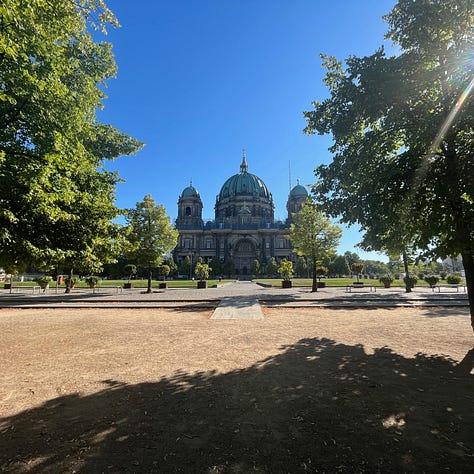 Photos of Berlin on a summer morning