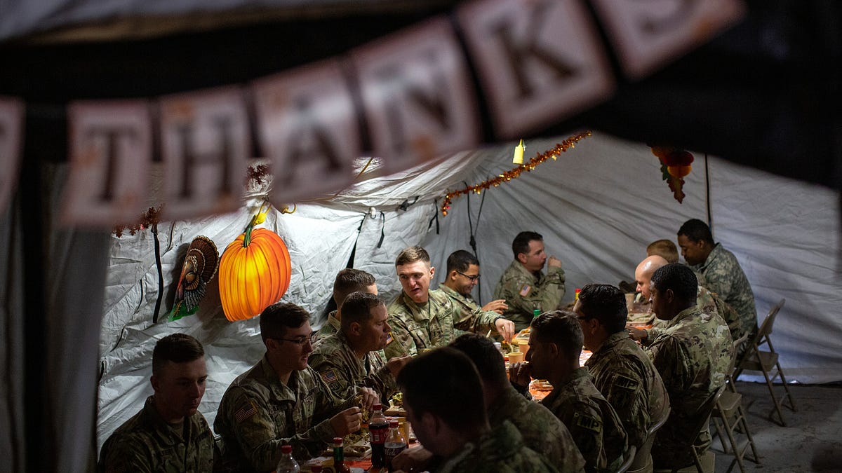 How the Military Celebrates Thanksgiving - by Mark Hertling
