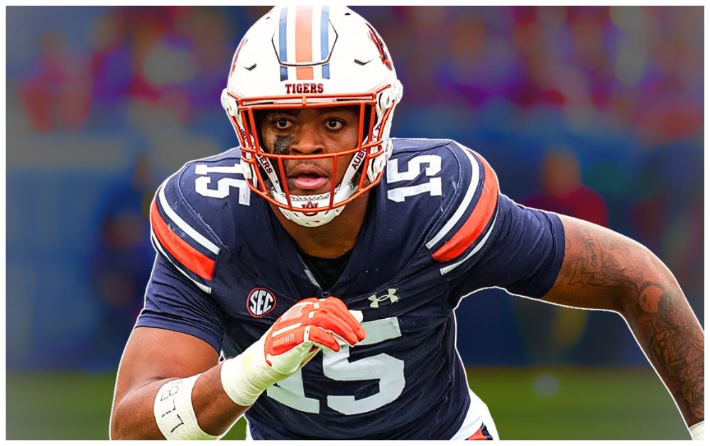 Keldric Faulk | 2026 NFL Draft Profile Snapshot Top-50 Players Post NFL Combine