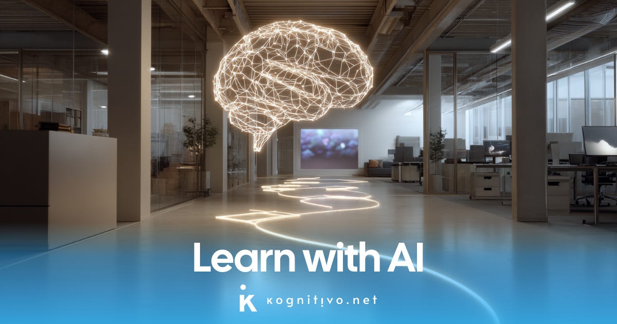 Article banner depicting a brain and a path suggesting science-backed strategies to learn with AI.