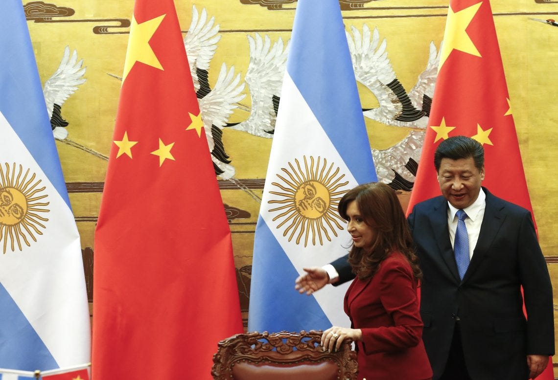 Xi Jinping and Cristina Kirchner Xi Jinping and Cristina Kirchner