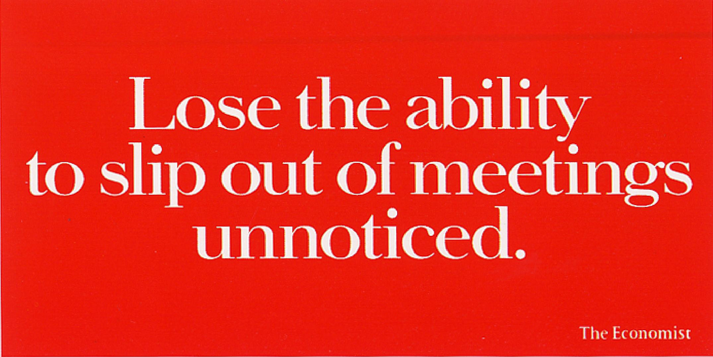 The death of an iconic campaign for The Economist.