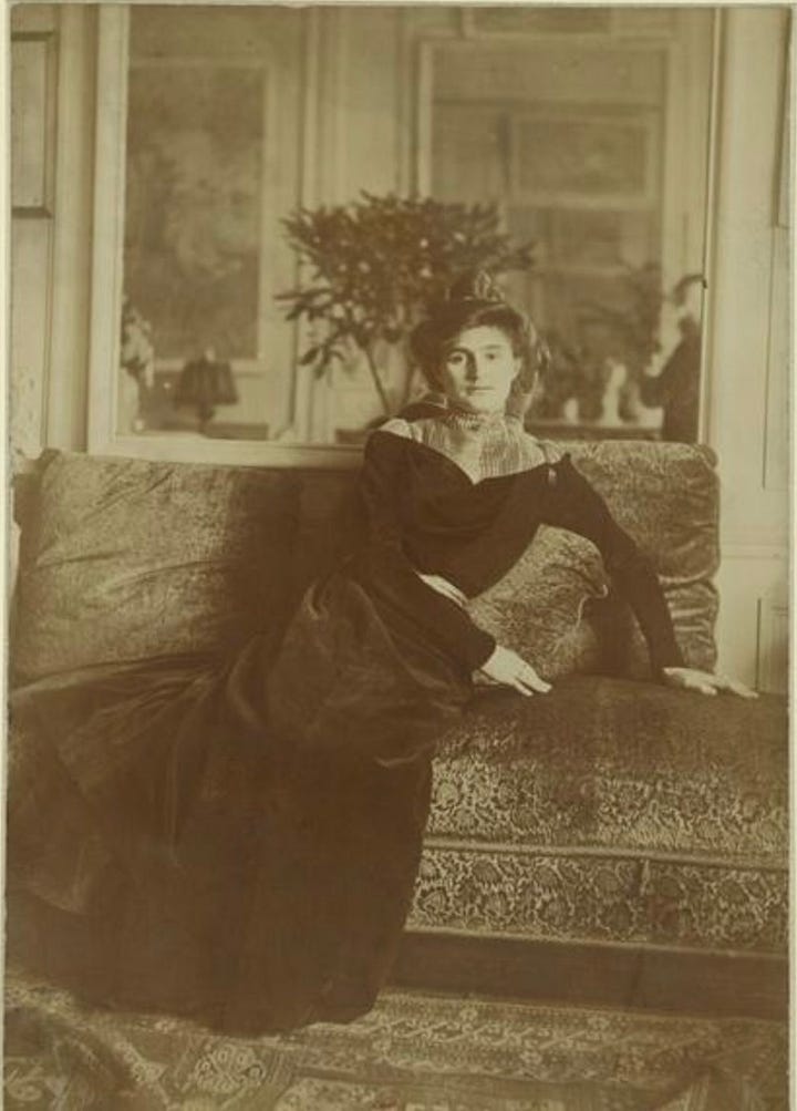 Two photos of Julie Manet and her cousins