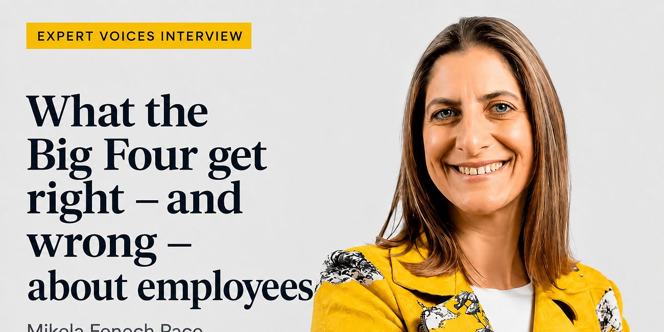 Burnout, long hours and the Big Four people model