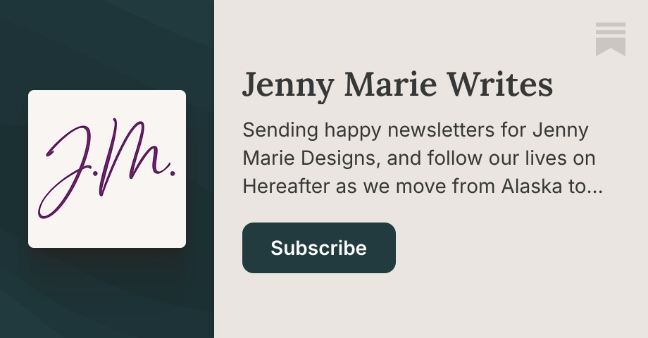 Jenny Marie Writes | Substack