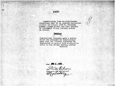 Black and white typed document