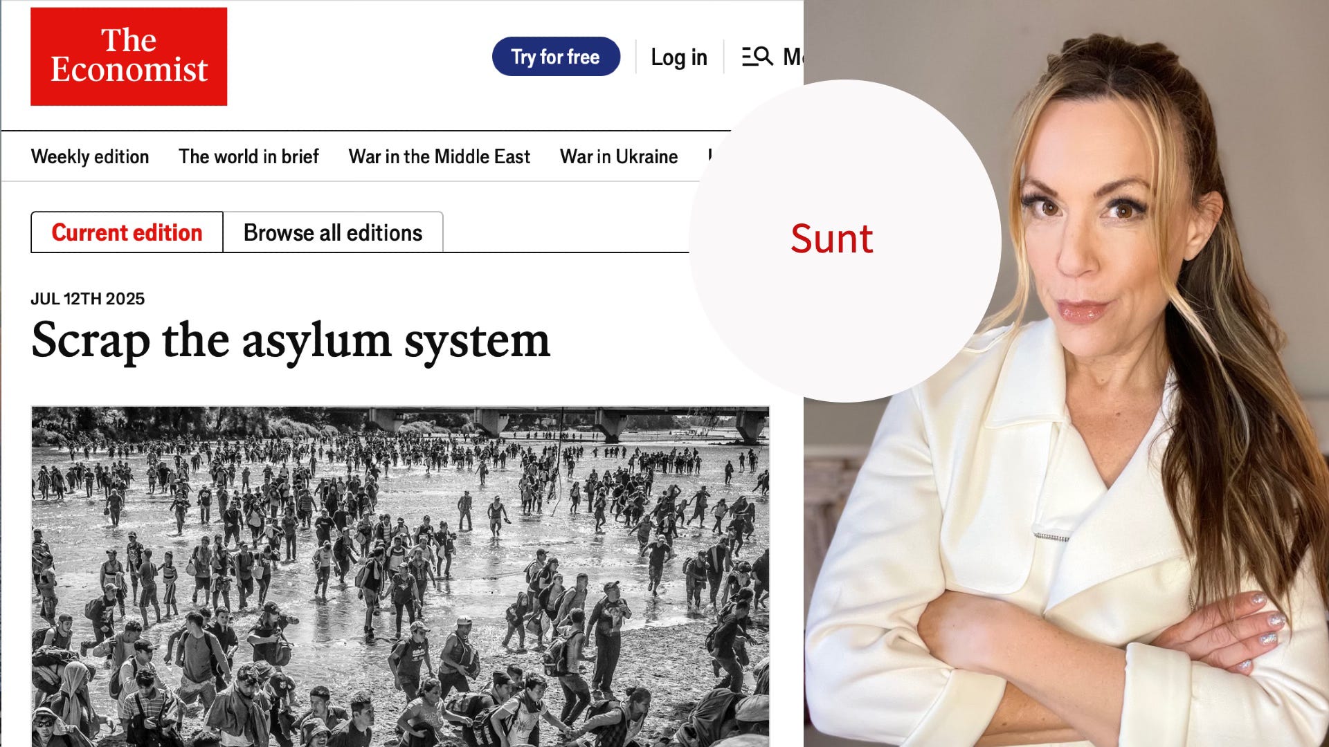 Nej, Sverige har inte ansvar för hela världens flyktingar